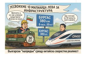 Вместо за 50 мин до Бургас за нас “успех” се води за 6 часа.